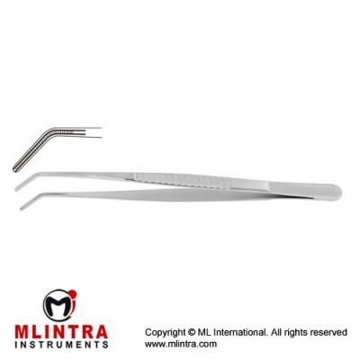 DeBakey Atrauma Forcep Angled Stainless Steel, 29.5 cm - 11 1/2" Tip Size 2.0 mm DeBakey Atrauma Forcep Angled Stainless Steel, 29.5 cm - 11 1/2" Tip Size 2.0 mm
